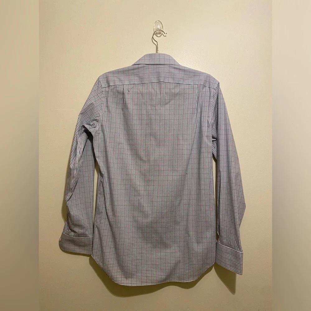 J. Crew THOMSON Blue and White Checkered Button Down Shirt. Size S